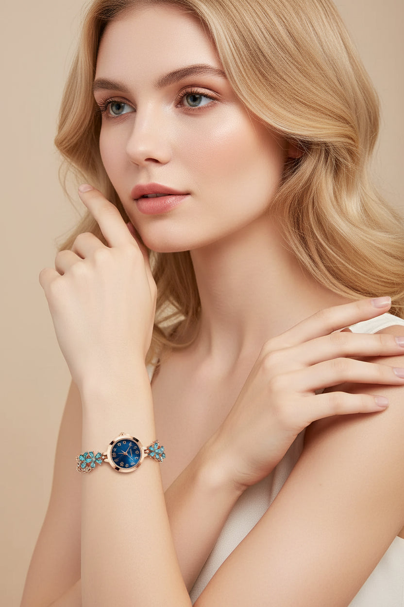 Women's Luxury Gold Bracelet Watch