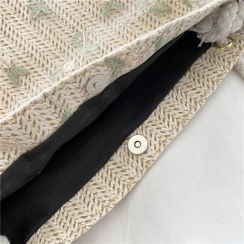 Woven Bucket Luxury Handbag
