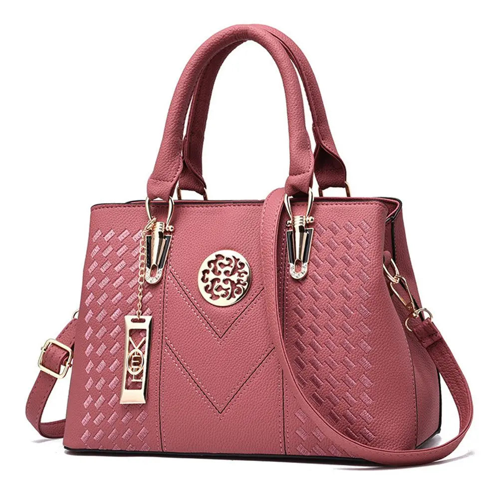 Embroidered Large Capacity Handbag