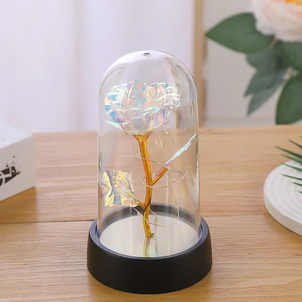 Eternal Rose LED Glass Cover Gift