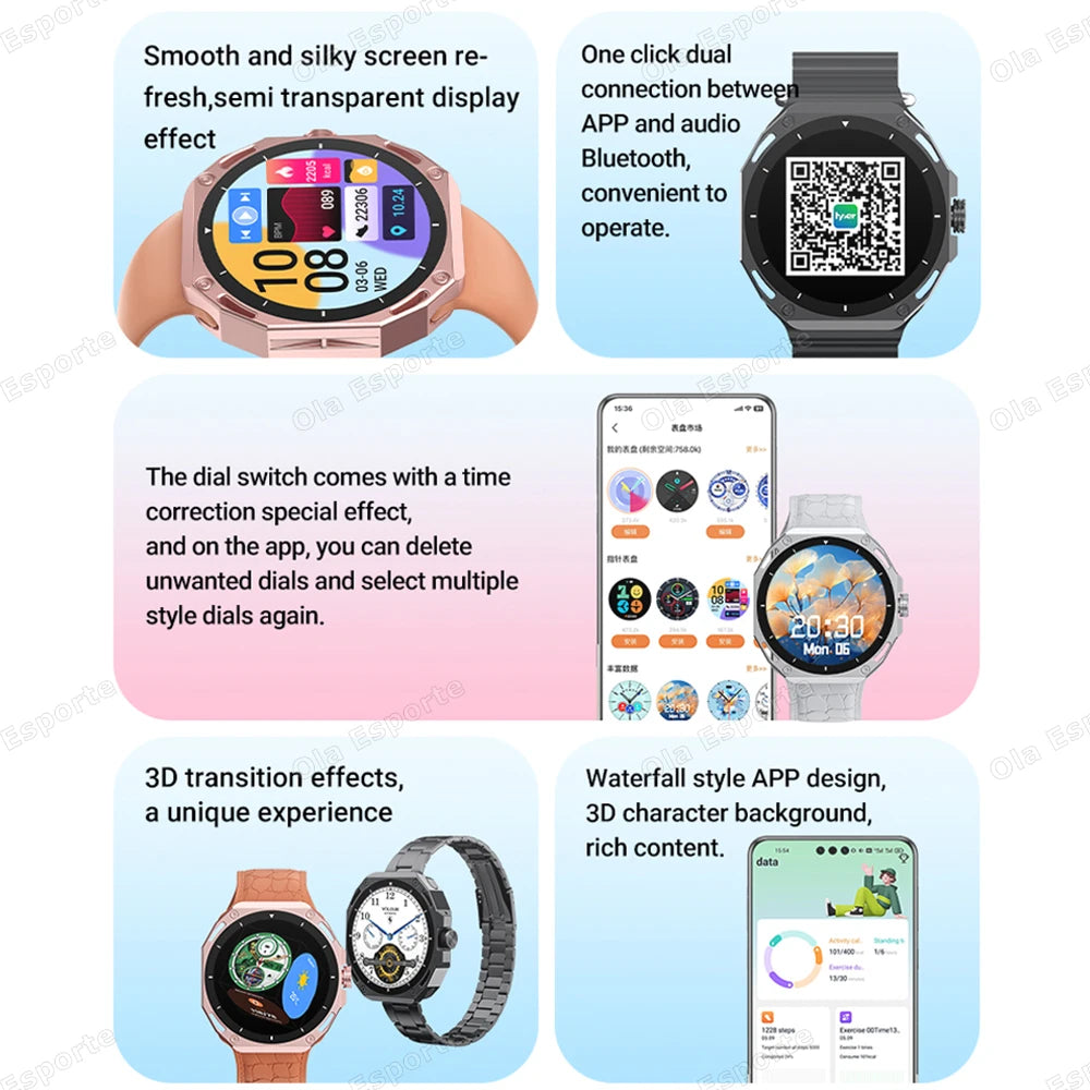 AMOLED GPS Smart Watch