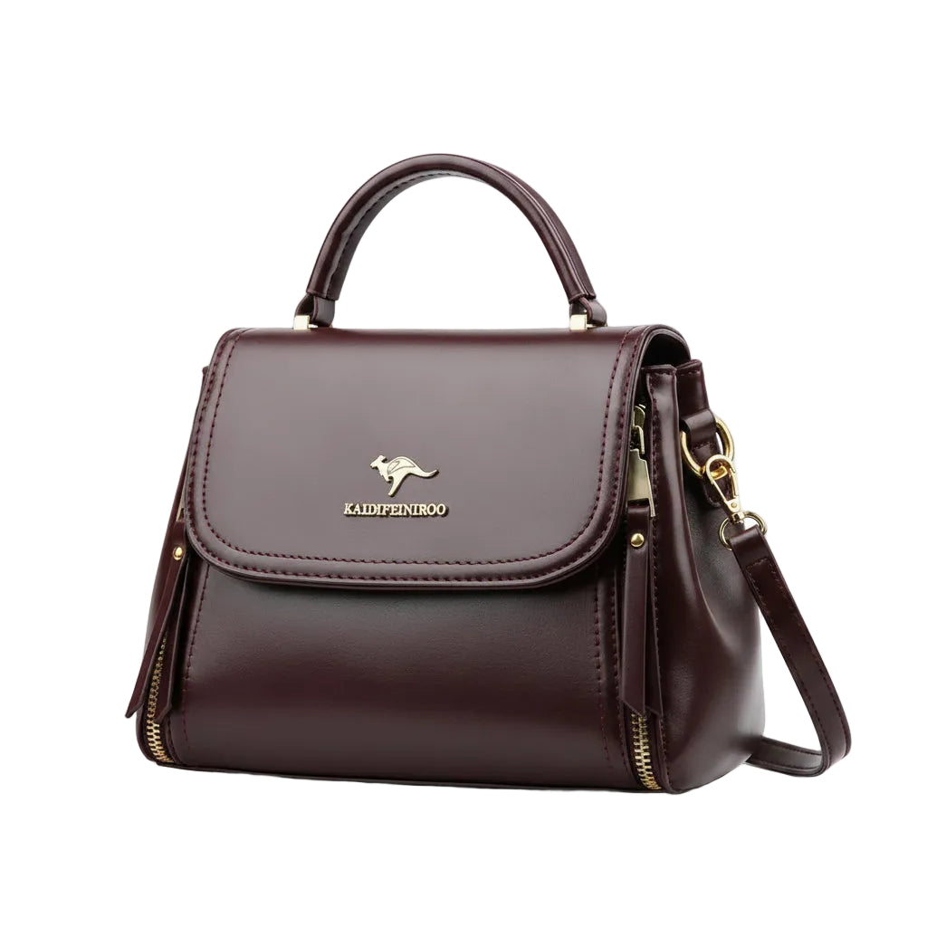 Vintage Leather Crossbody Bag