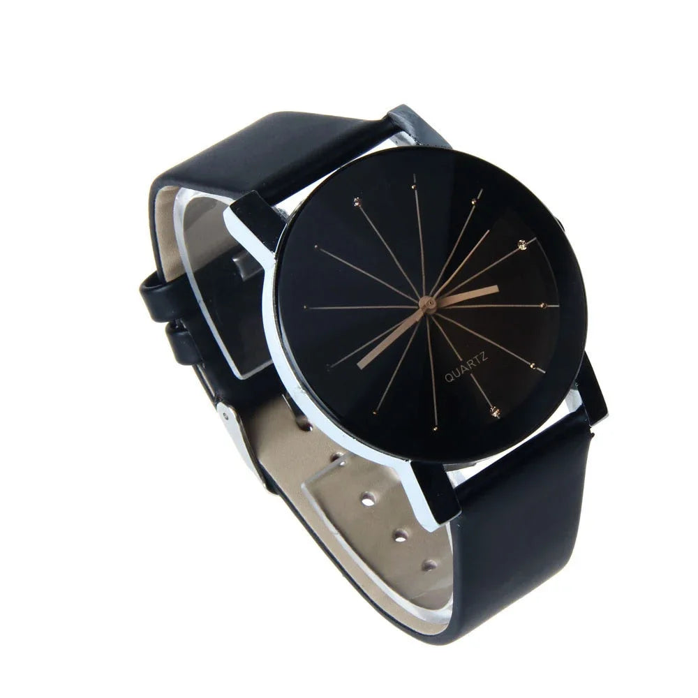 Analog Leather Women Watch