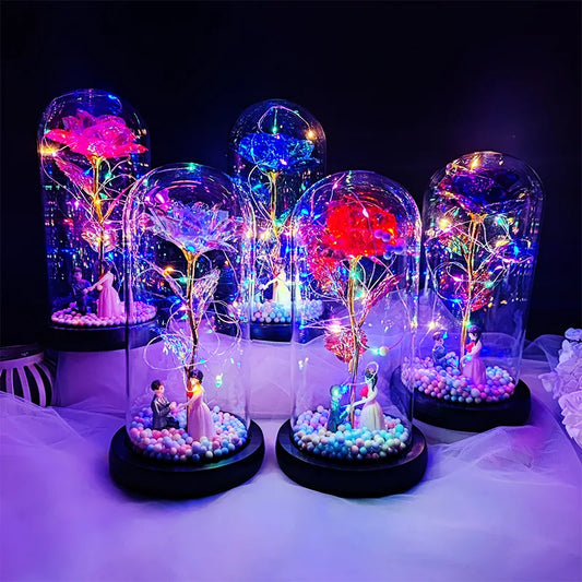 Luminous Rose Eternal Flower Gift