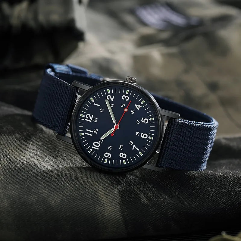 Men's Nylon Military Quartz Watch