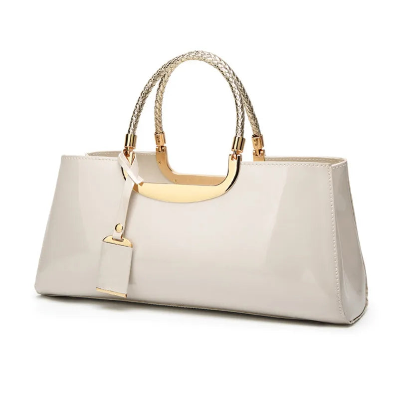 Patent Leather Evening Clutch