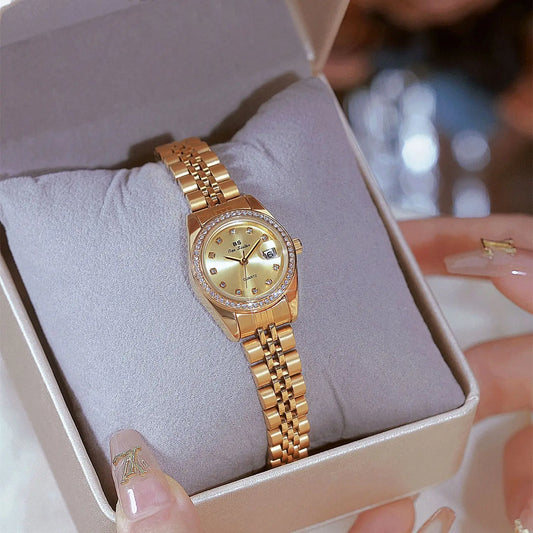 Diamond Calendar Women Watch
