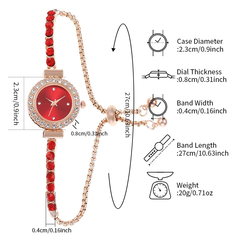 Women's Small Dial Bracelet Quartz Watch