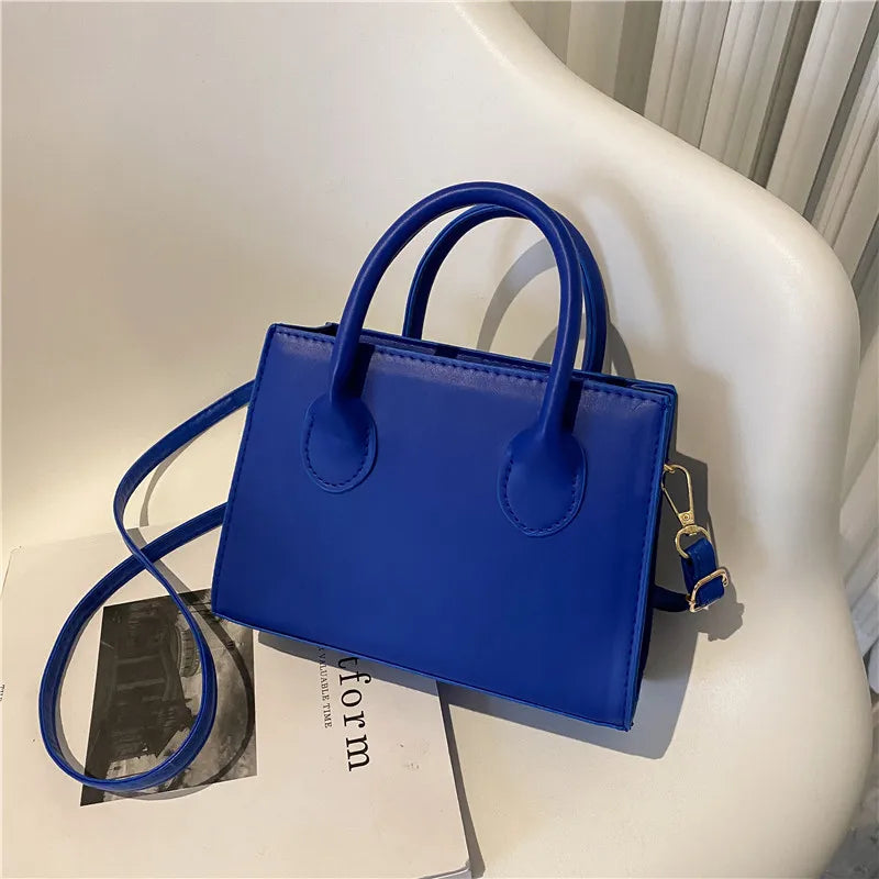 Retro Dual Handle Crossbody Bag