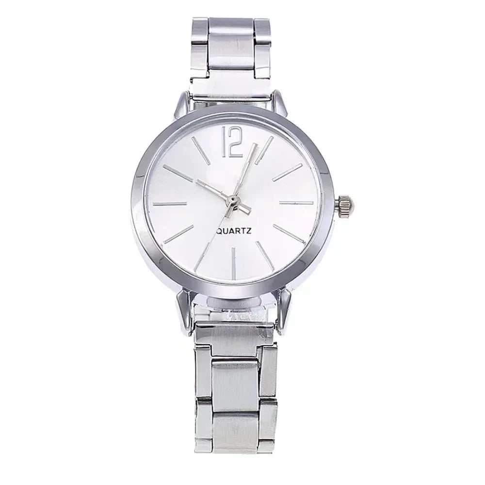 Women's Steel Strap Analog Quartz Watch