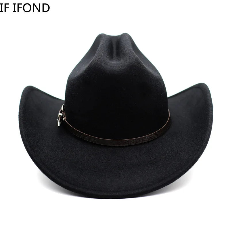 Vintage Wide Brim Cowboy Hat