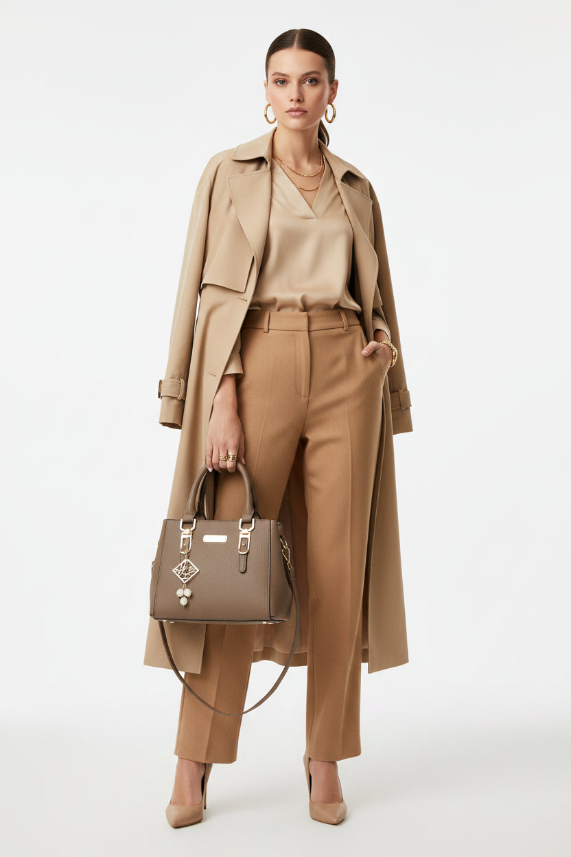 Casual PU Leather Handbag