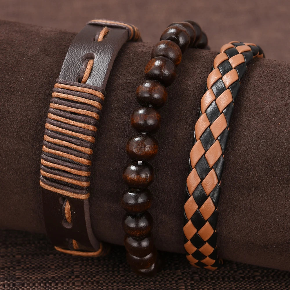 Men's Hip Hop Watch & Bracelet Set