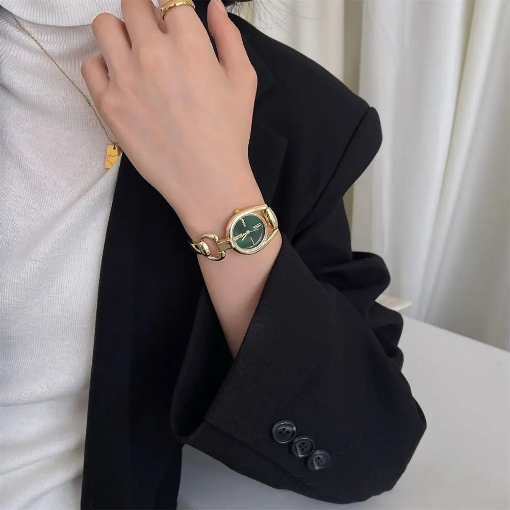 Women's Button Bracelet Quartz Watch