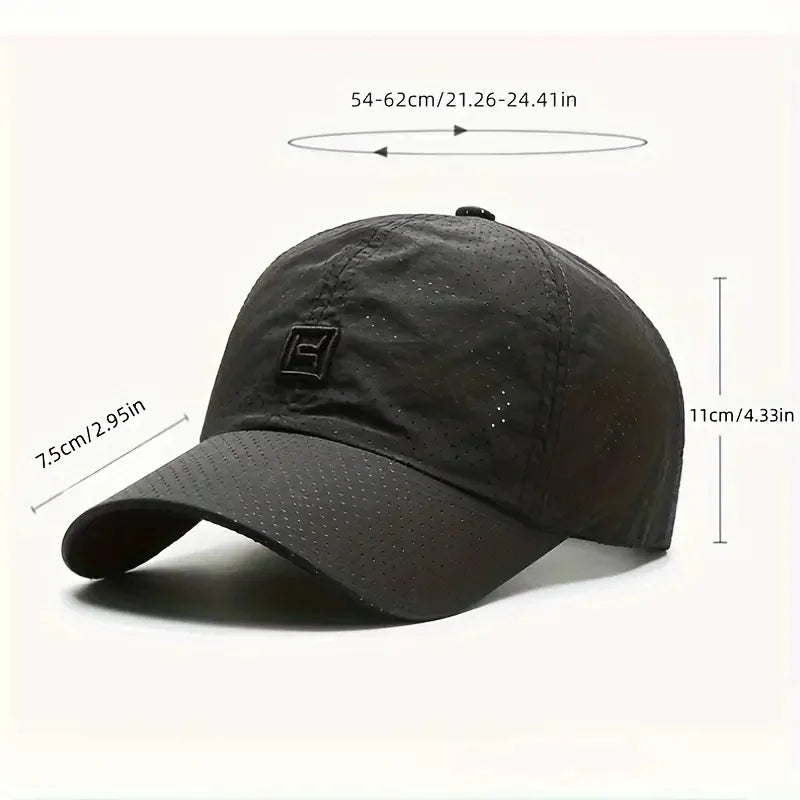 Unisex Quick-Dry Fishing Cap