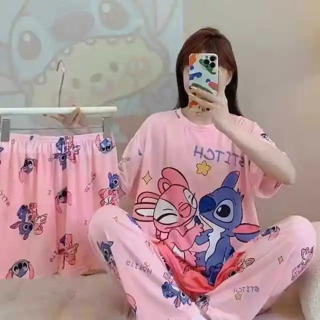 Women's Sweet Cartoon Pajama Set