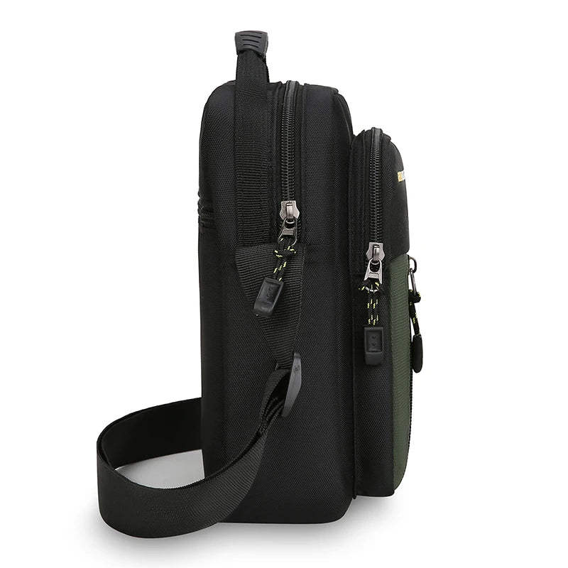 Men's Multi-Pocket Crossbody Bag