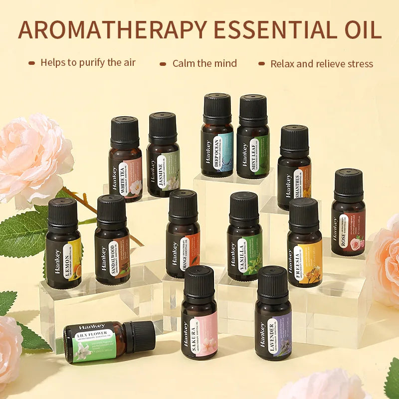 Essential Oil Set 20 Scents Aroma Diffuser 10ml