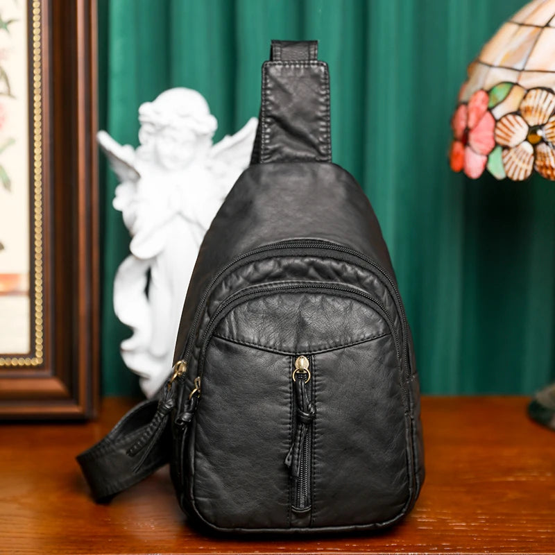 Women's PU Leather Crossbody Bag