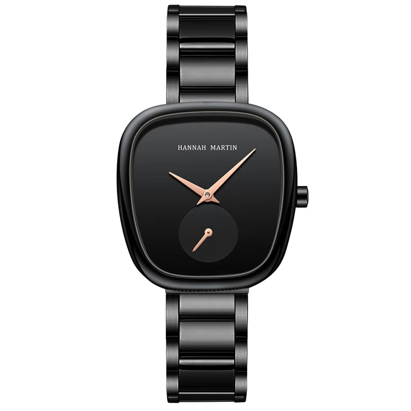 Women's Oval Rose Gold Minimalist Watch
