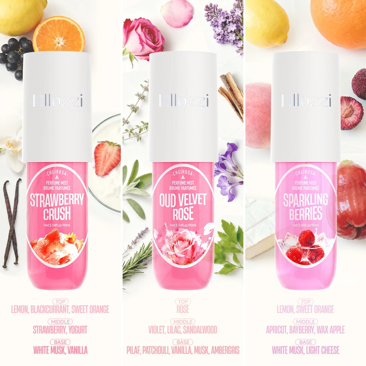 Long-Lasting Body Fragrance Spray