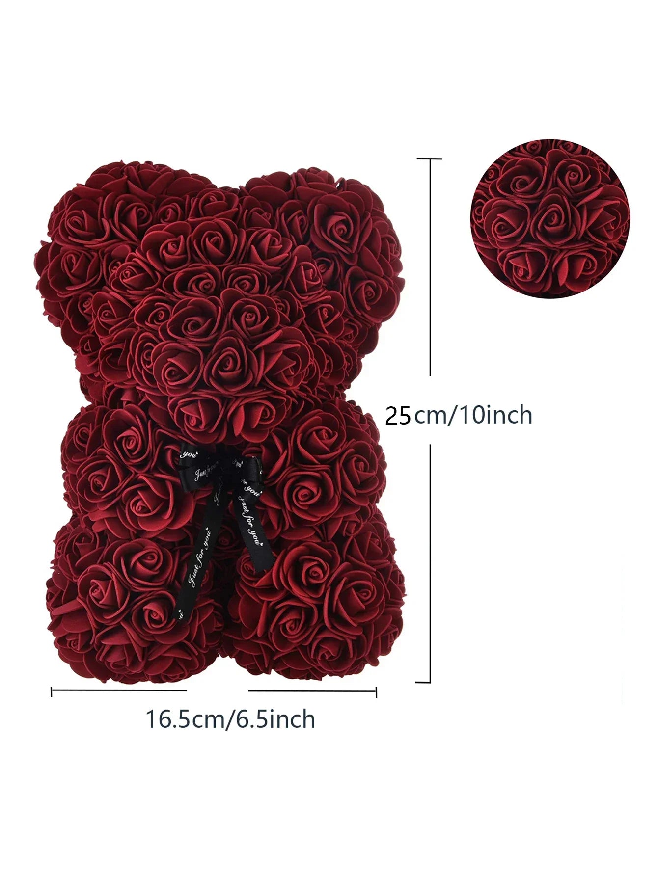 Rose Teddy Bear Gift Valentine Birthday