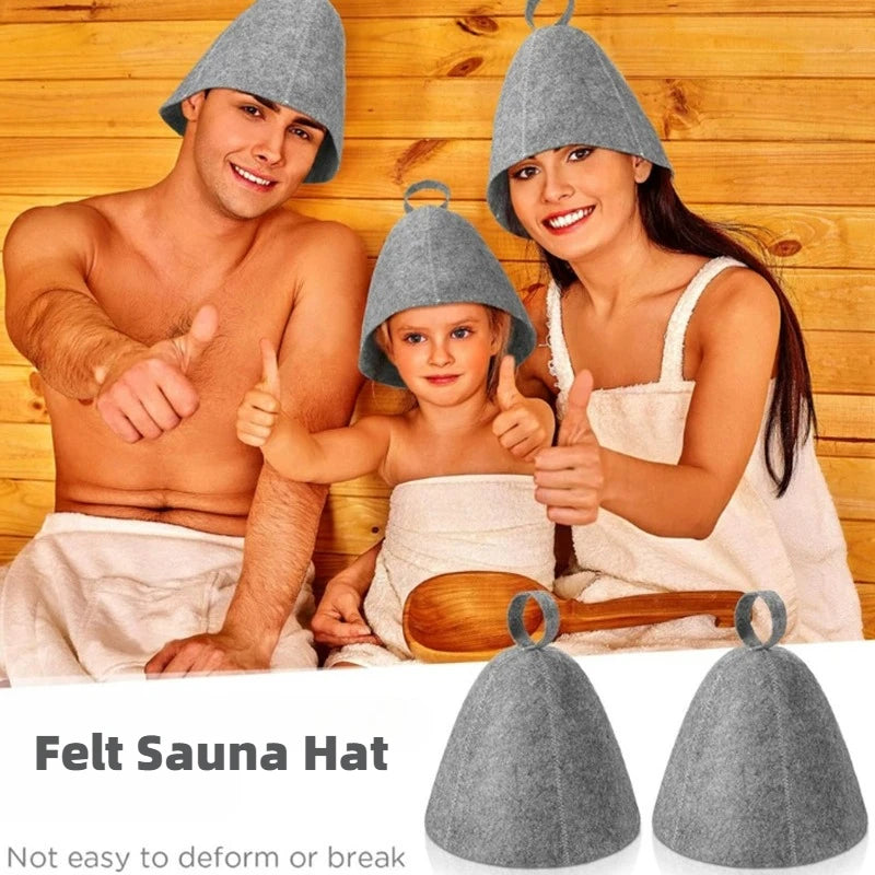 Felt Sauna Cap