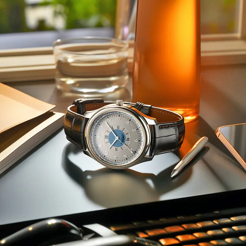 Men's Luxury Leather Quartz Watch