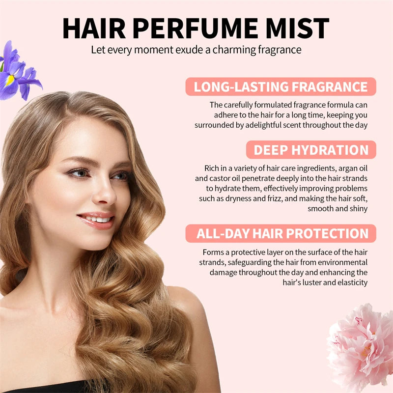 Hair Perfume Mist Plant Extract Unisex 80ml
