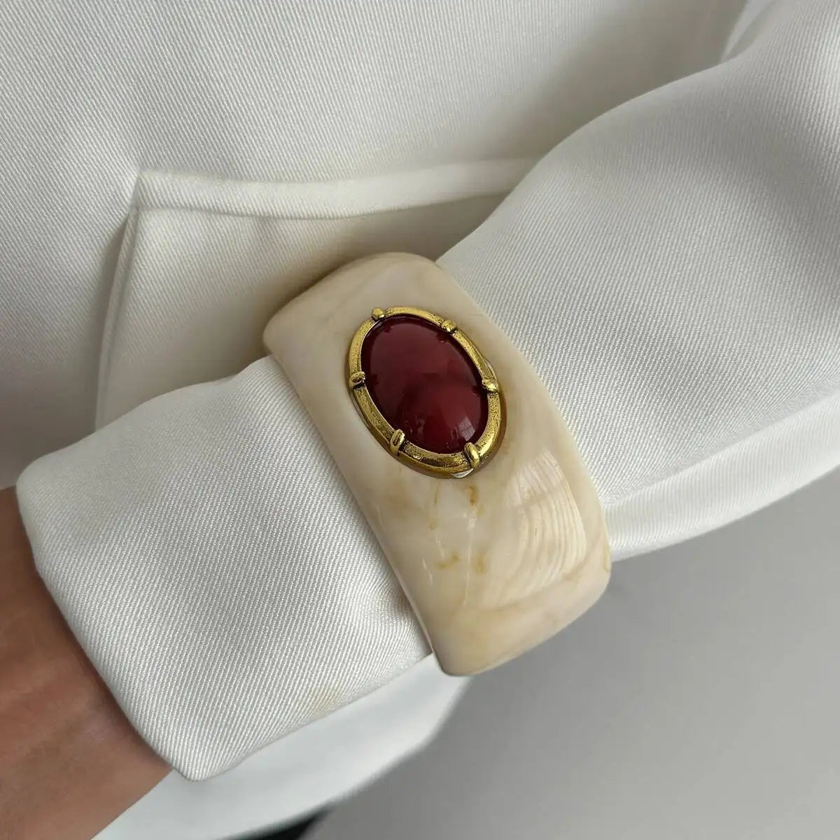 Chunky Resin Cuff Bracelet
