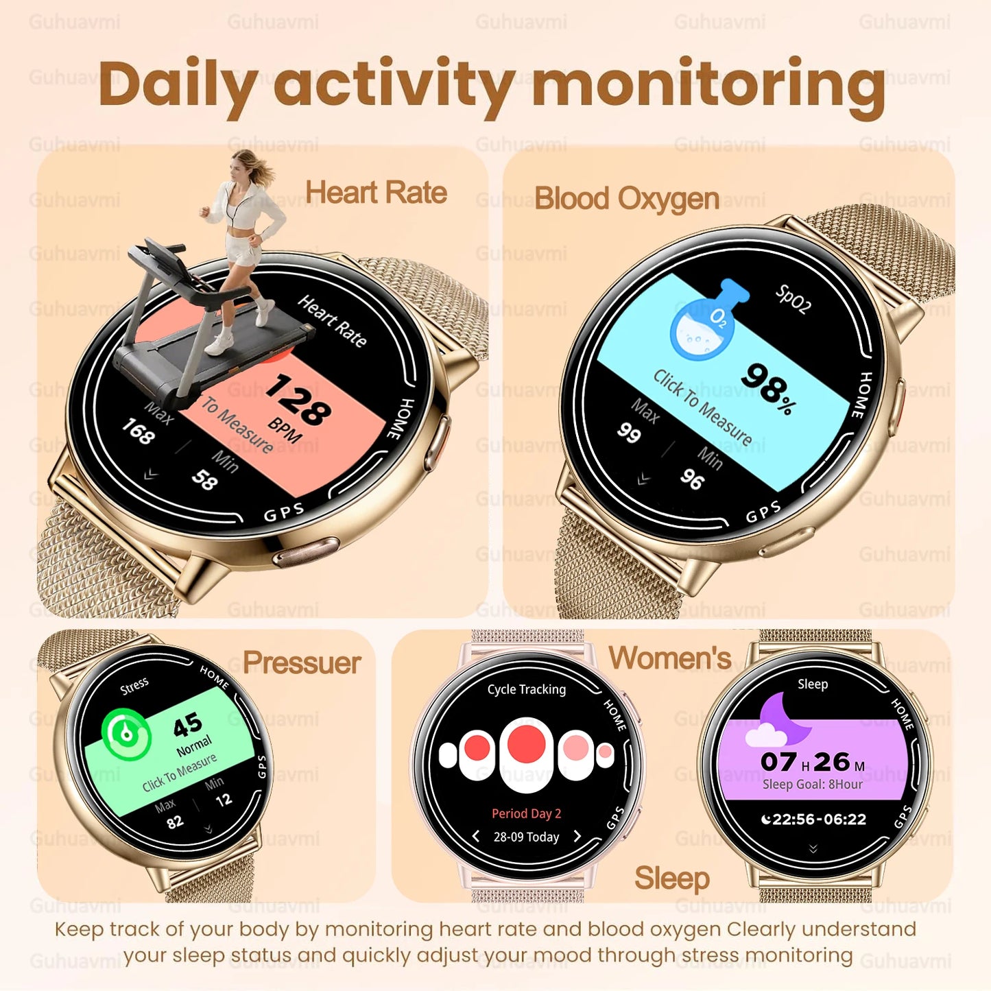 AMOLED Smart Women Watch