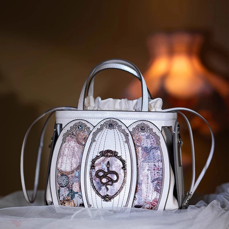 Snake Year Embroidered Bag