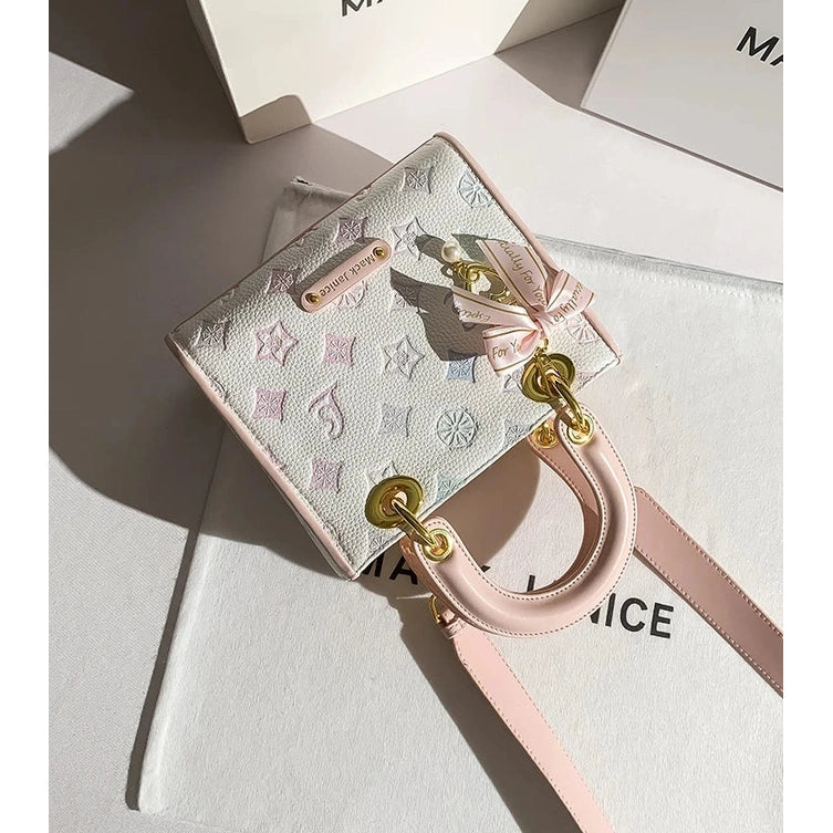 Floral Print Color Block Bag