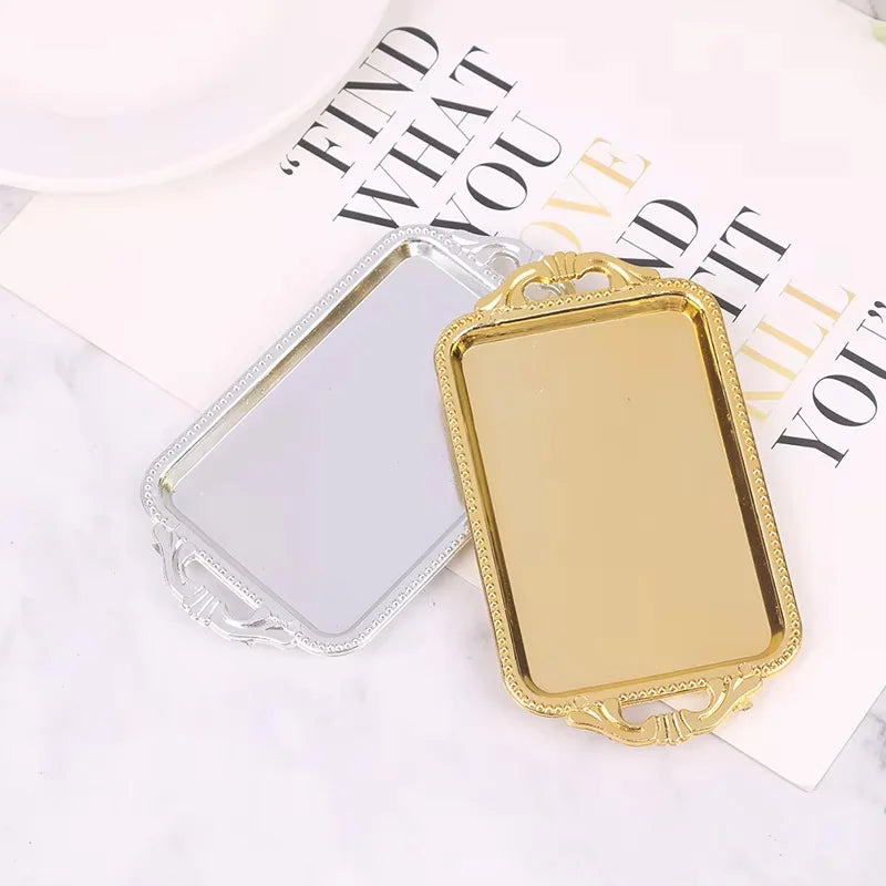 Gold Tea Tray Wedding Baby Shower Gift 100 Pcs