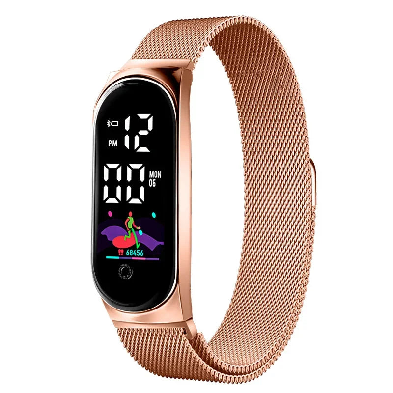 Digital Magnetic Watch Women