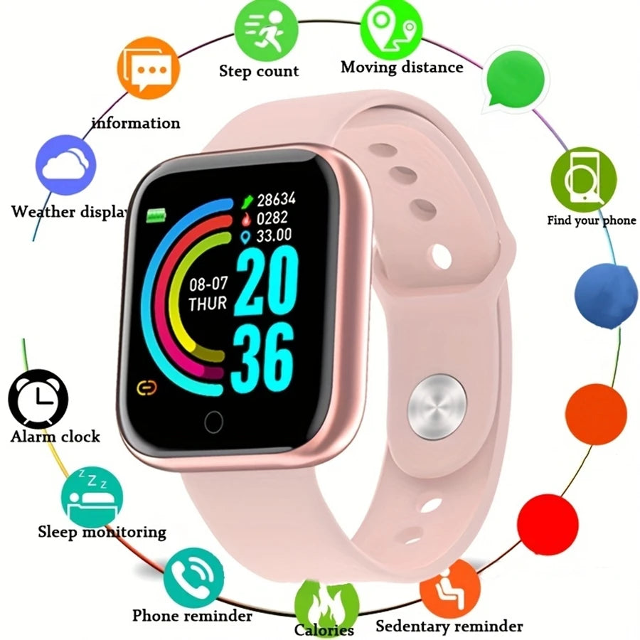 Smart Watch with Fitness Monitor for Android & iOS