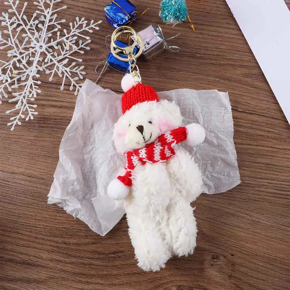Bear Plush Keychain Car Bag Pendant Gift