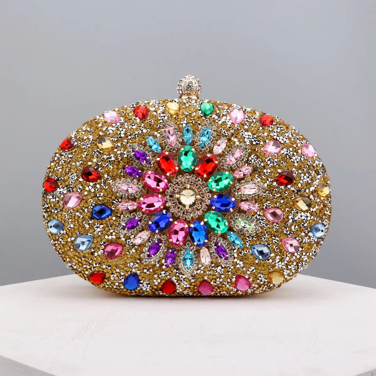 Rhinestone Diamond Evening Clutch