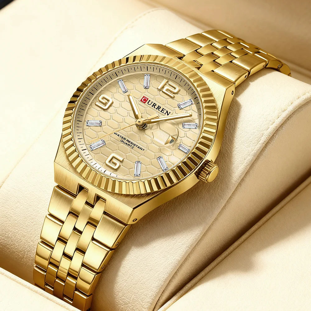 CURREN Luminous Date Quartz Watch