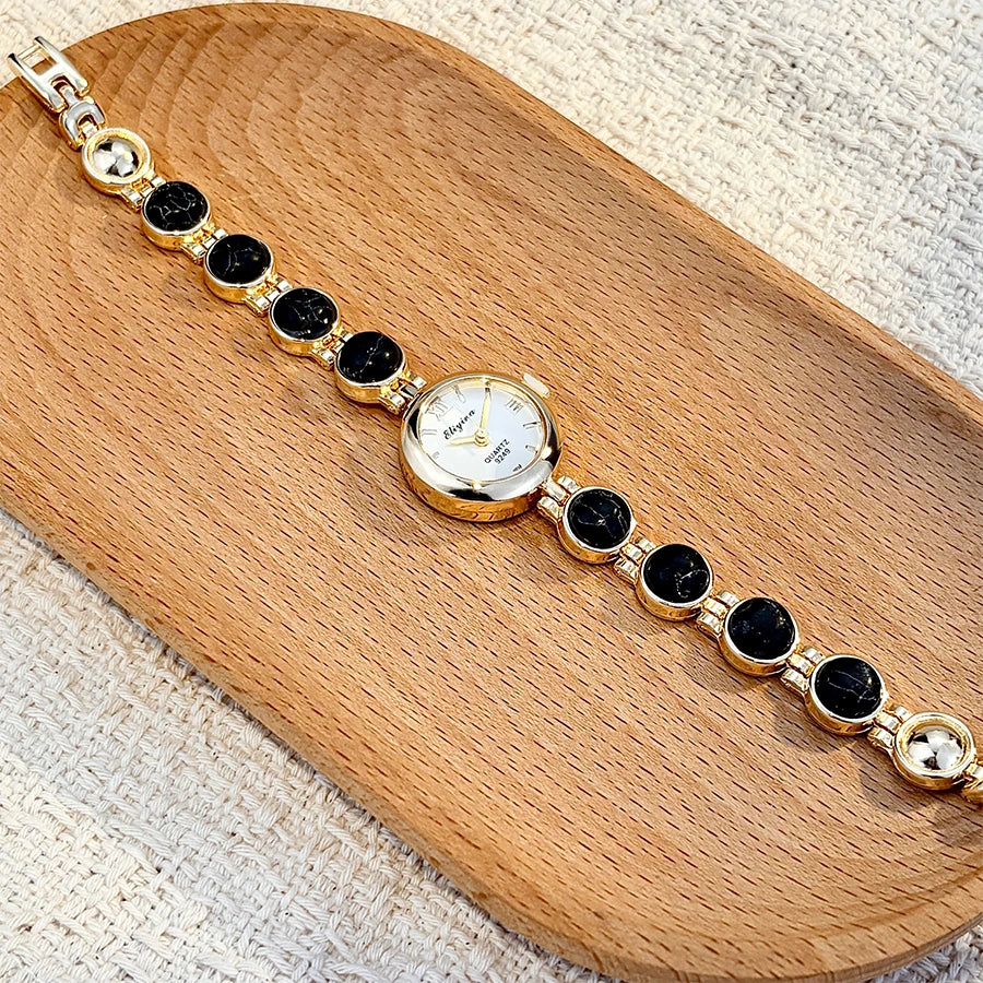Women's Vintage Stone-Embellished Watch