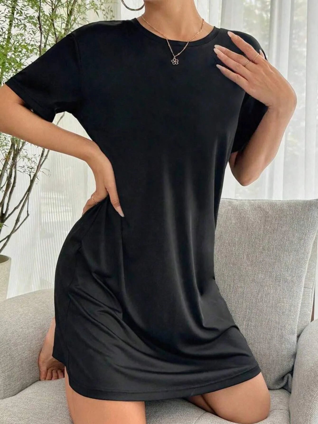 Women's Breathable Home Skirt Dress