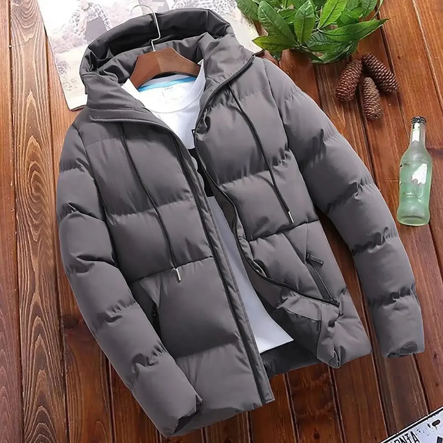 Thick Hooded Men Puffer Jacket