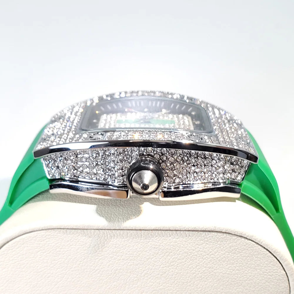 Diamond Tonneau Women Watch