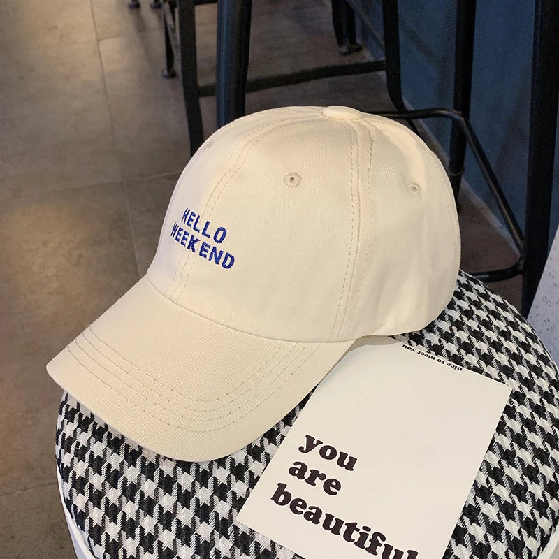 Pink Embroidery Women Cap