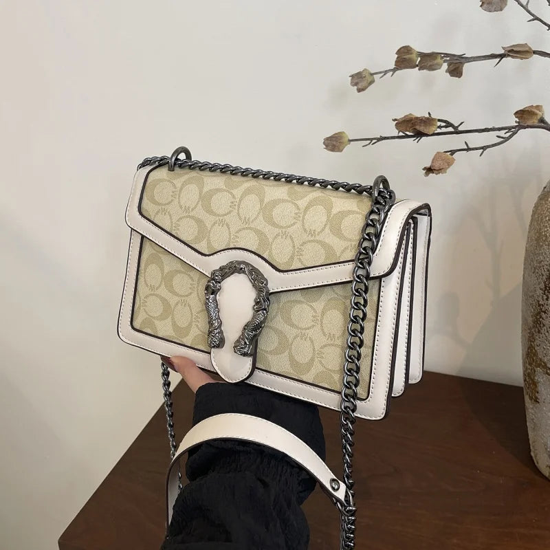 Frosted Luxury Shoulder Handbag