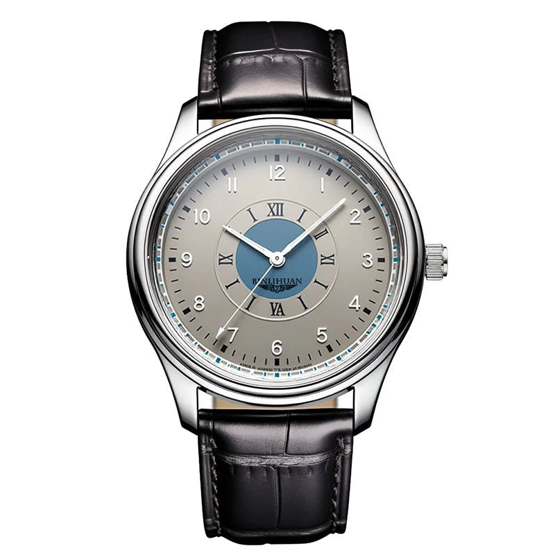 Men's Luxury Leather Quartz Watch