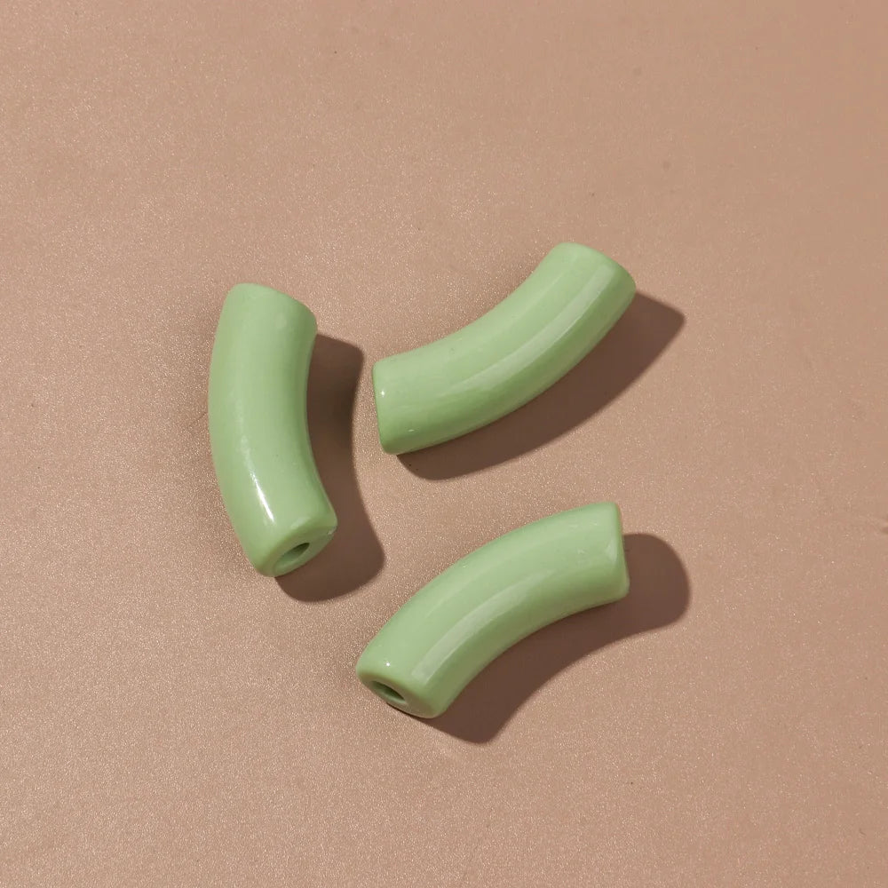 Acrylic Bamboo Tube Bead Set