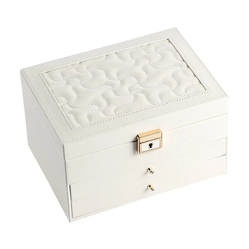 Festive Red Jewelry Storage Box