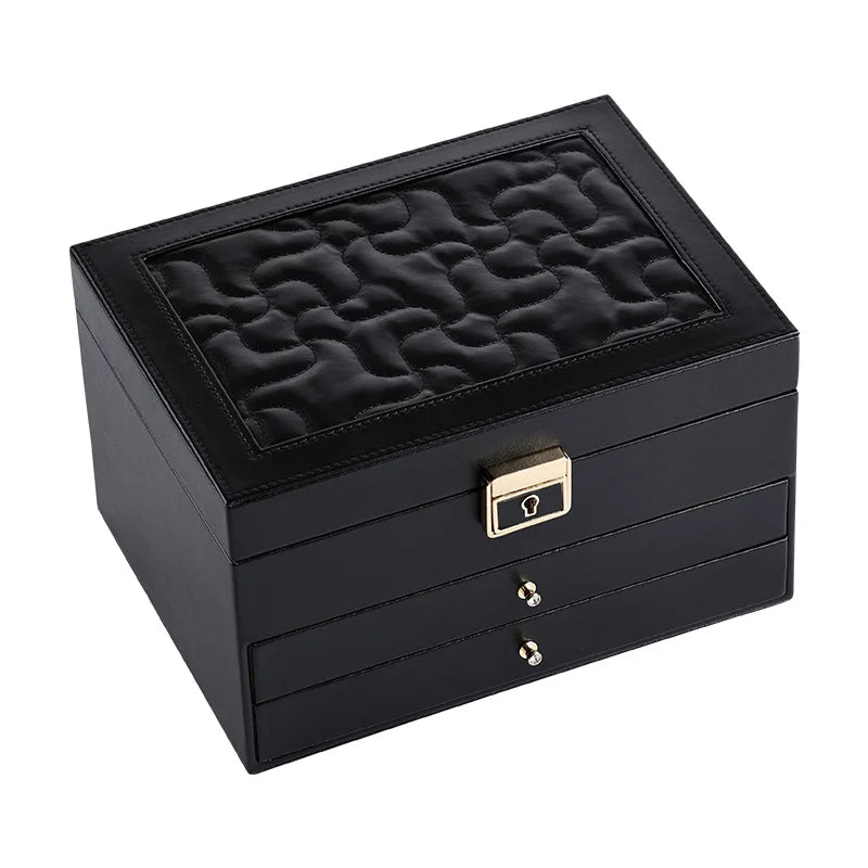 Festive Red Jewelry Storage Box