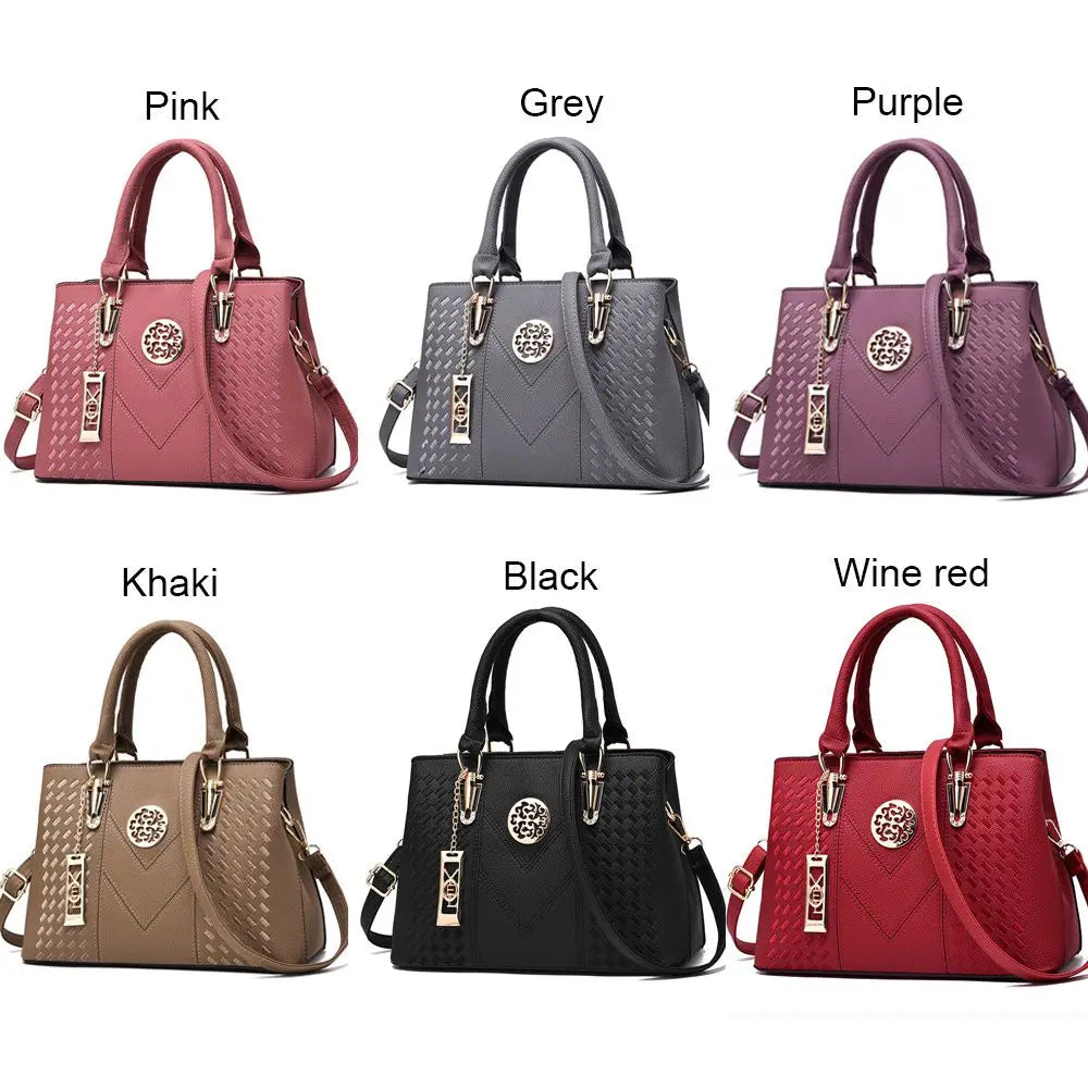 Embroidered Large Capacity Handbag
